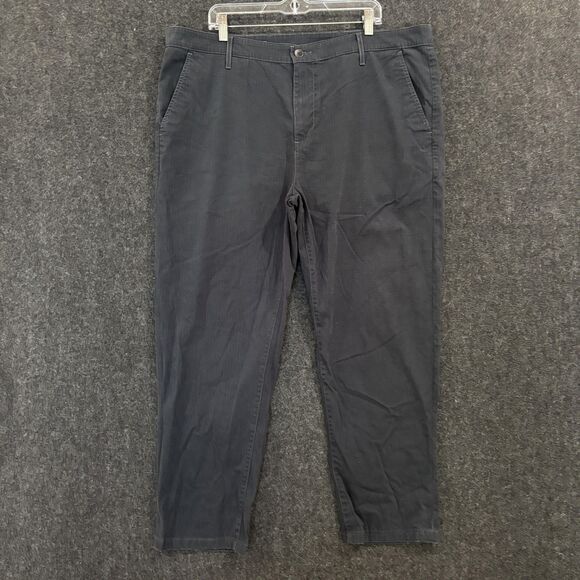 AG Adriano Goldschmied Marshall Pants Men's 42x34 Navy Blue Slim Trouser Chinos - Picture 1 of 14